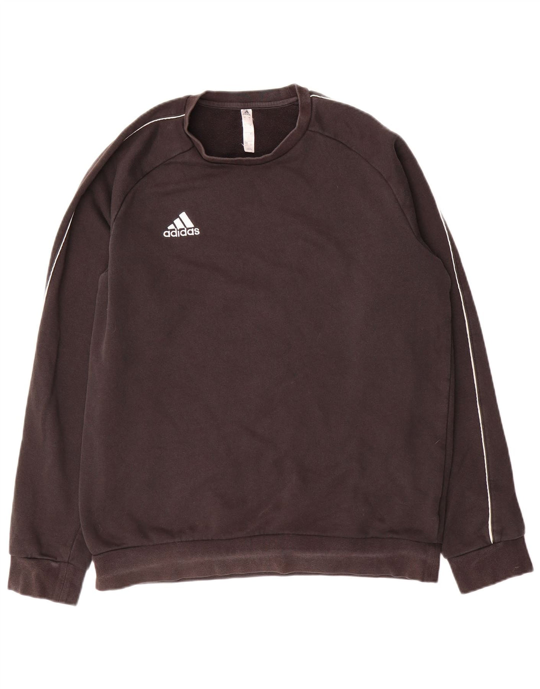 Adidas Mens Sweatshirt Jumper Large Black Cotton