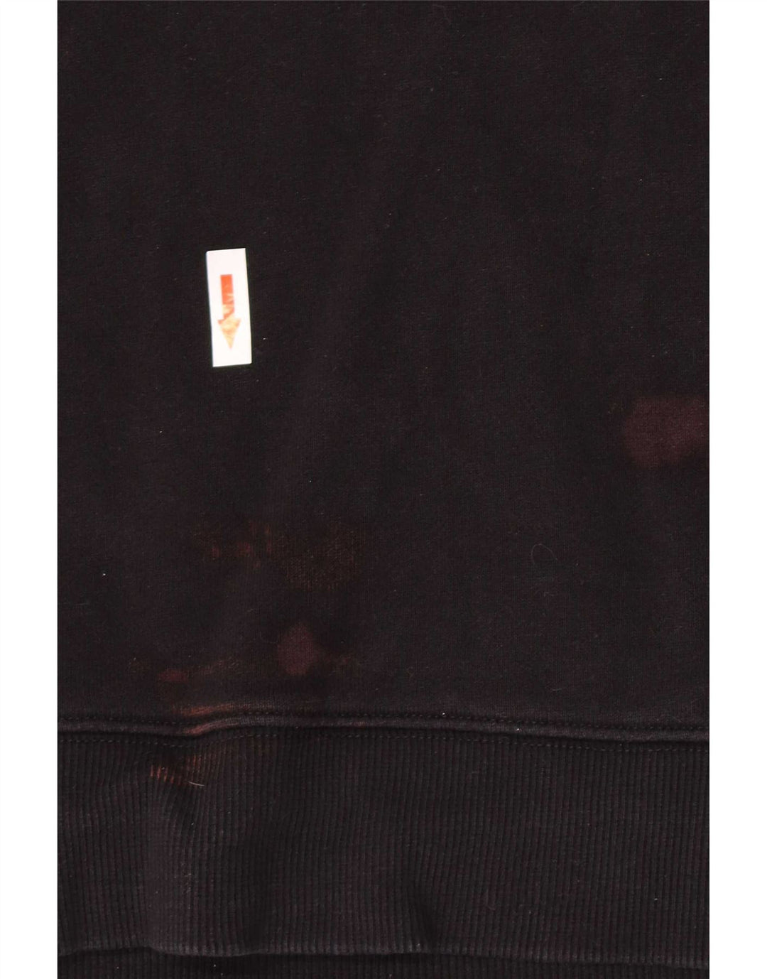 Adidas Womens Sweatshirt Jumper UK 12/14 Medium Black Cotton