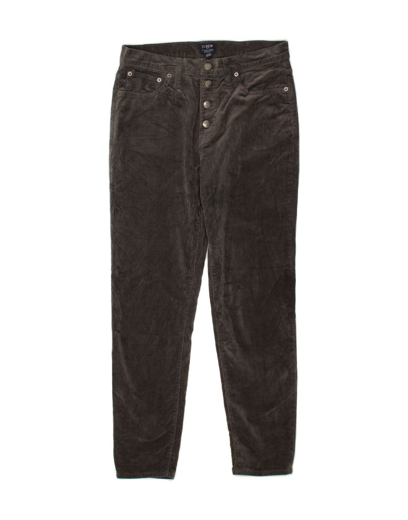 J. CREW Womens High Waist Skinny Corduroy Trousers W29 L27 Grey Cotton Vintage J. Crew and Second-Hand J. Crew from Messina Hembry 