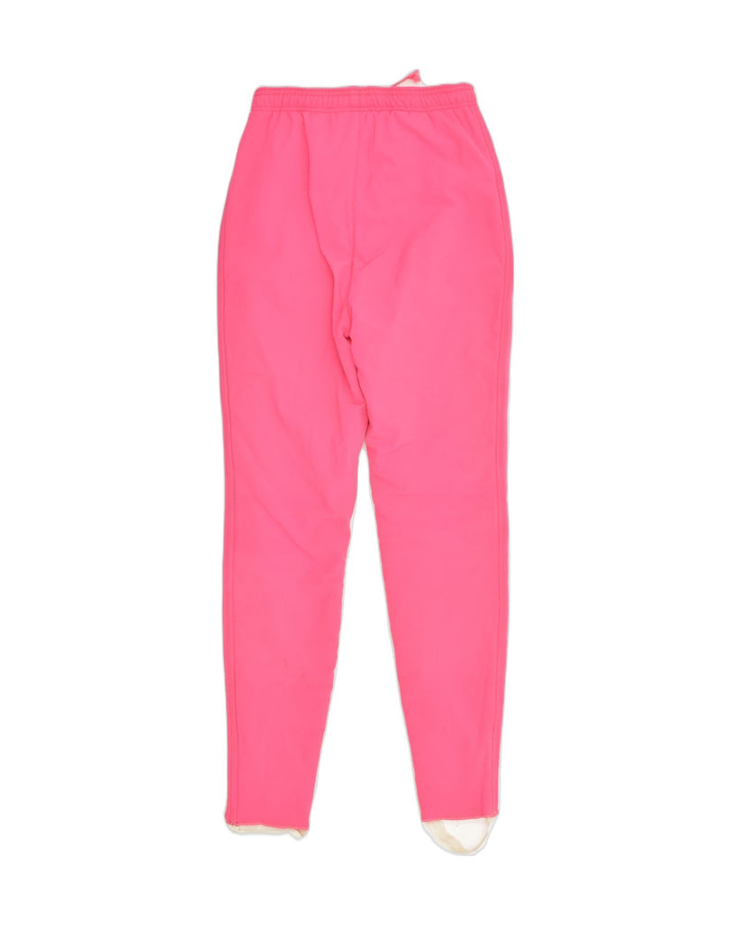 ELLESSE Womens Stirrup Tracksuit Trousers UK 4 XS Pink Polyamide | Vintage Ellesse | Thrift | Second-Hand Ellesse | Used Clothing | Messina Hembry 