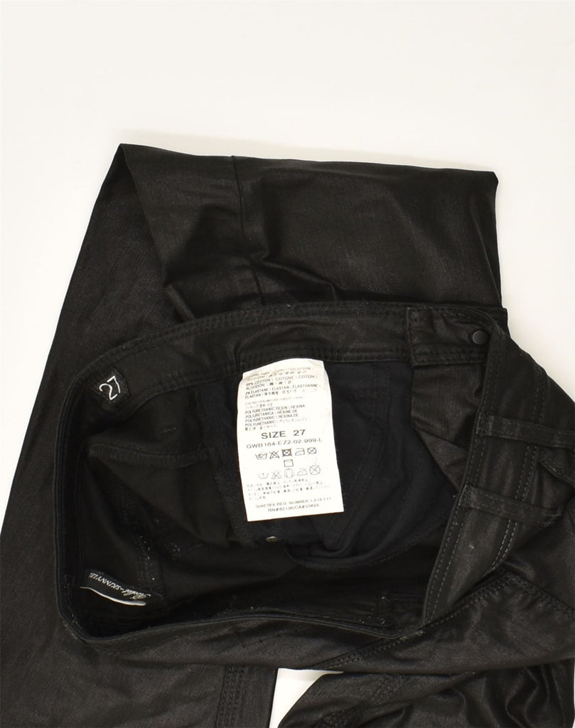 GUESS Womens Los Angeles Banana Casual Trousers W30 L29  Black Cotton | Vintage Guess | Thrift | Second-Hand Guess | Used Clothing | Messina Hembry 