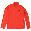 Under Armour Mens Zip Neck Pullover Tracksuit Top Large Red