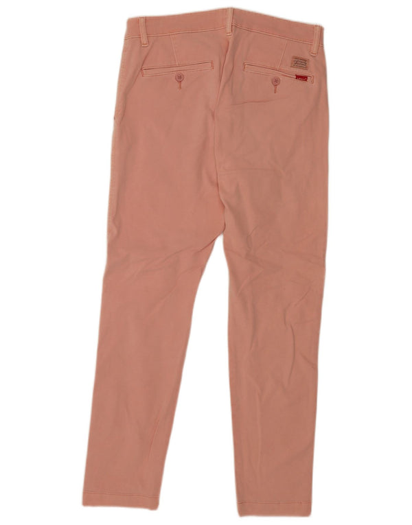 Levi's Mens Slim Tapered Jeans W30 L30 Pink Cotton
