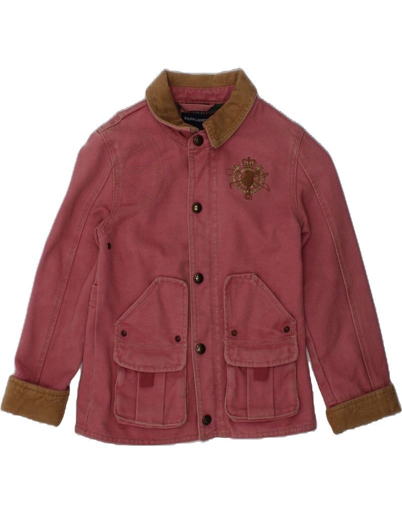 RALPH LAUREN Boys Utility Jacket 5-6 Years Pink Cotton | Vintage Ralph Lauren | Thrift | Second-Hand Ralph Lauren | Used Clothing | Messina Hembry 