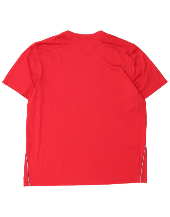 Nike Mens Dri Fit T-Shirt Top XL Red Polyester