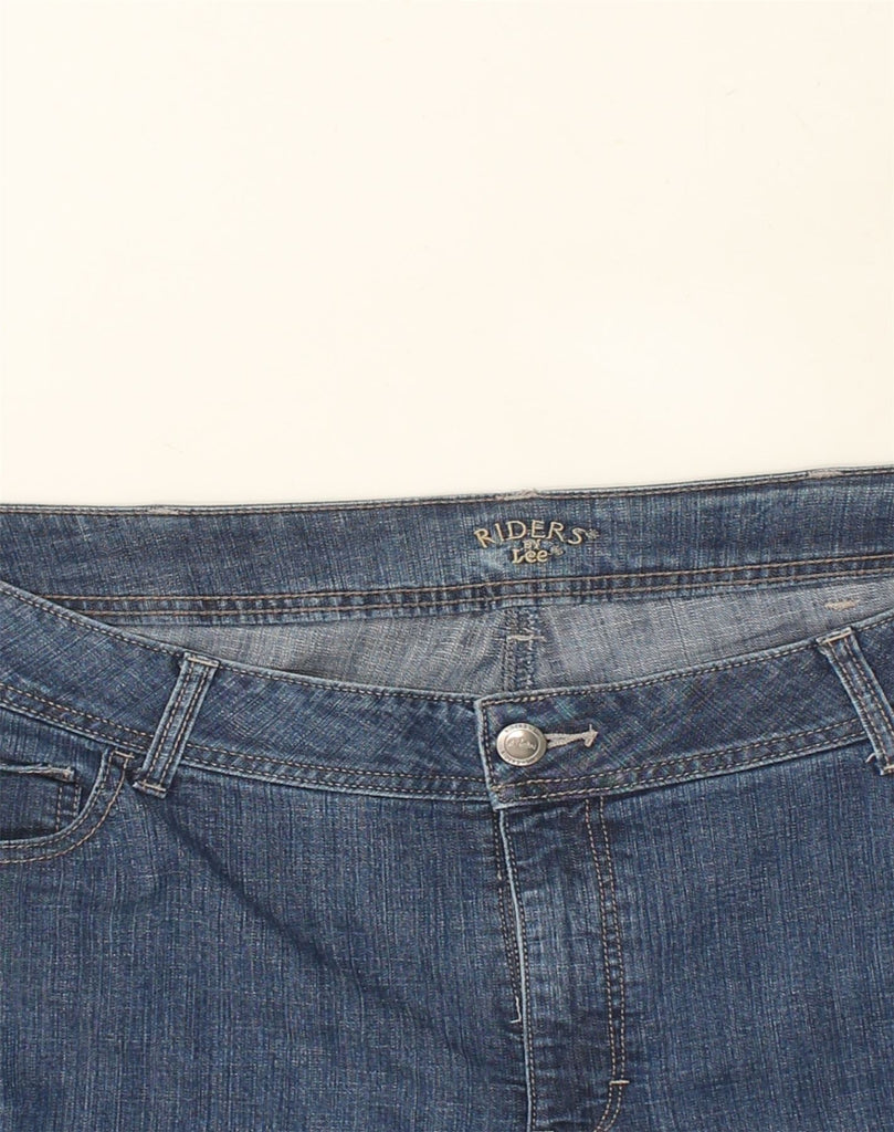 LEE Womens Riders Slim Capri Jeans W42 L21 Blue | Vintage Lee | Thrift | Second-Hand Lee | Used Clothing | Messina Hembry 