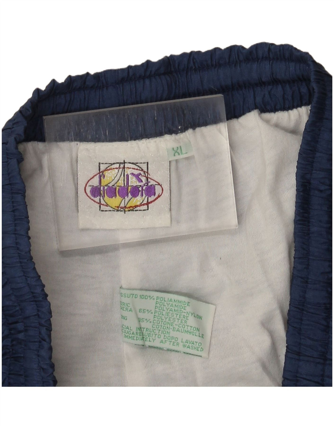 Diadora Mens Tracksuit Trousers Joggers XL Navy Blue Polyamide