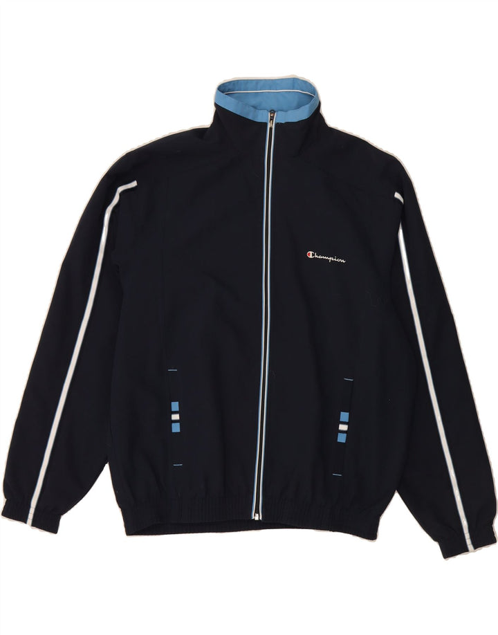 CHAMPION Mens Tracksuit Top Jacket Large Navy Blue Vintage Champion and Second-Hand Champion from Messina Hembry 