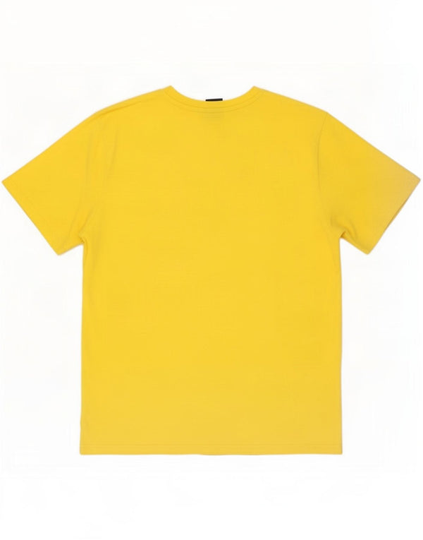 North Sails Mens Graphic T-Shirt Top Small Yellow Cotton