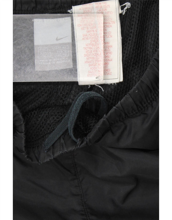 NIKE Womens Waterproof Trousers UK 8/10 Small  Black Nylon