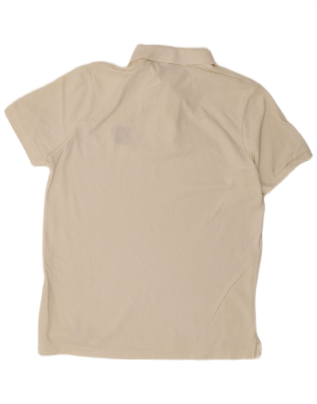 Converse Mens Polo Shirt XL White Cotton