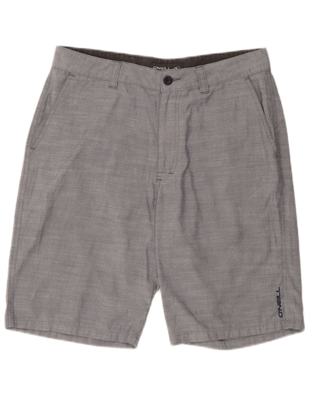O'Neill Mens Chino Shorts W33 Medium Grey Flecked Polyester