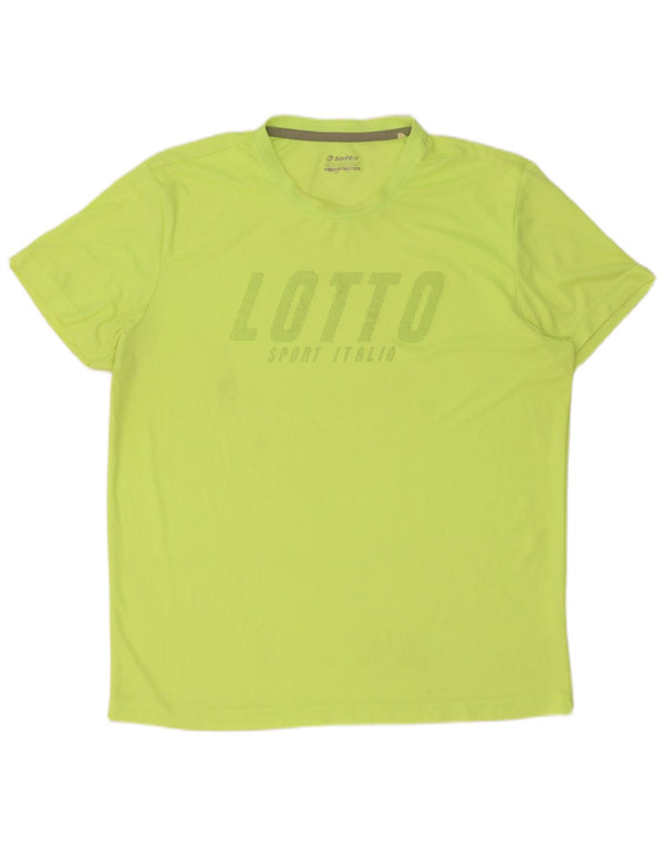 Lotto Mens Graphic T-Shirt Top XL Green