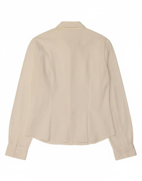 Benetton Womens Shirt UK 12 Medium White