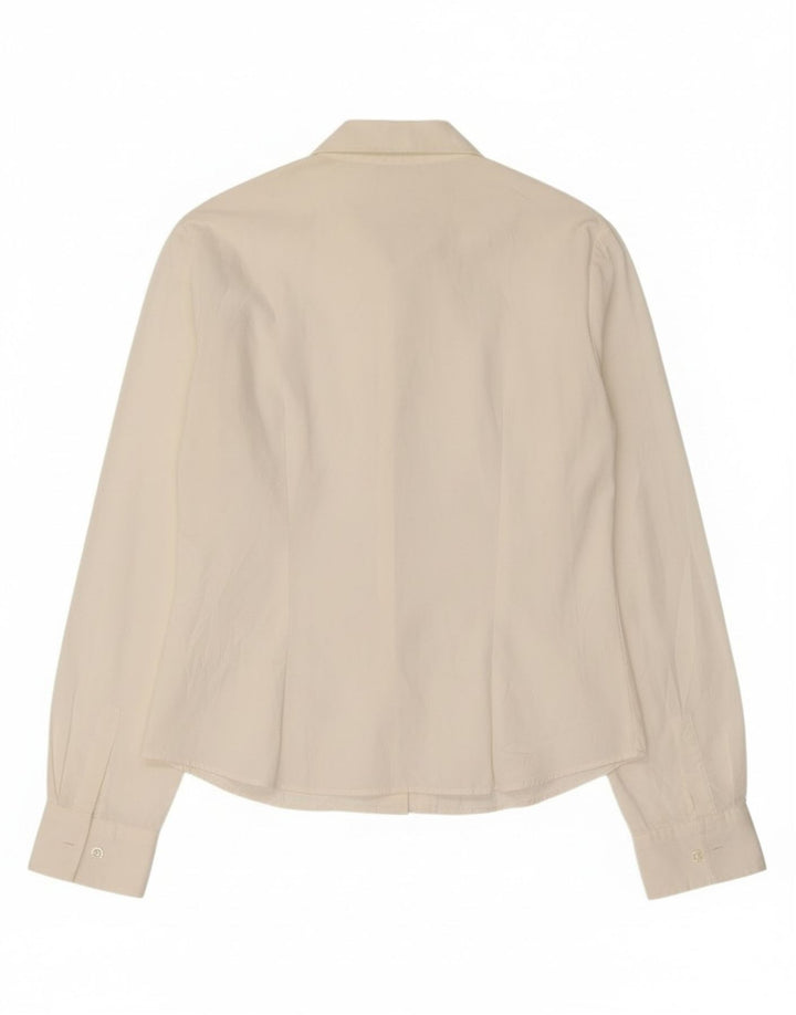 Benetton Womens Shirt UK 12 Medium White