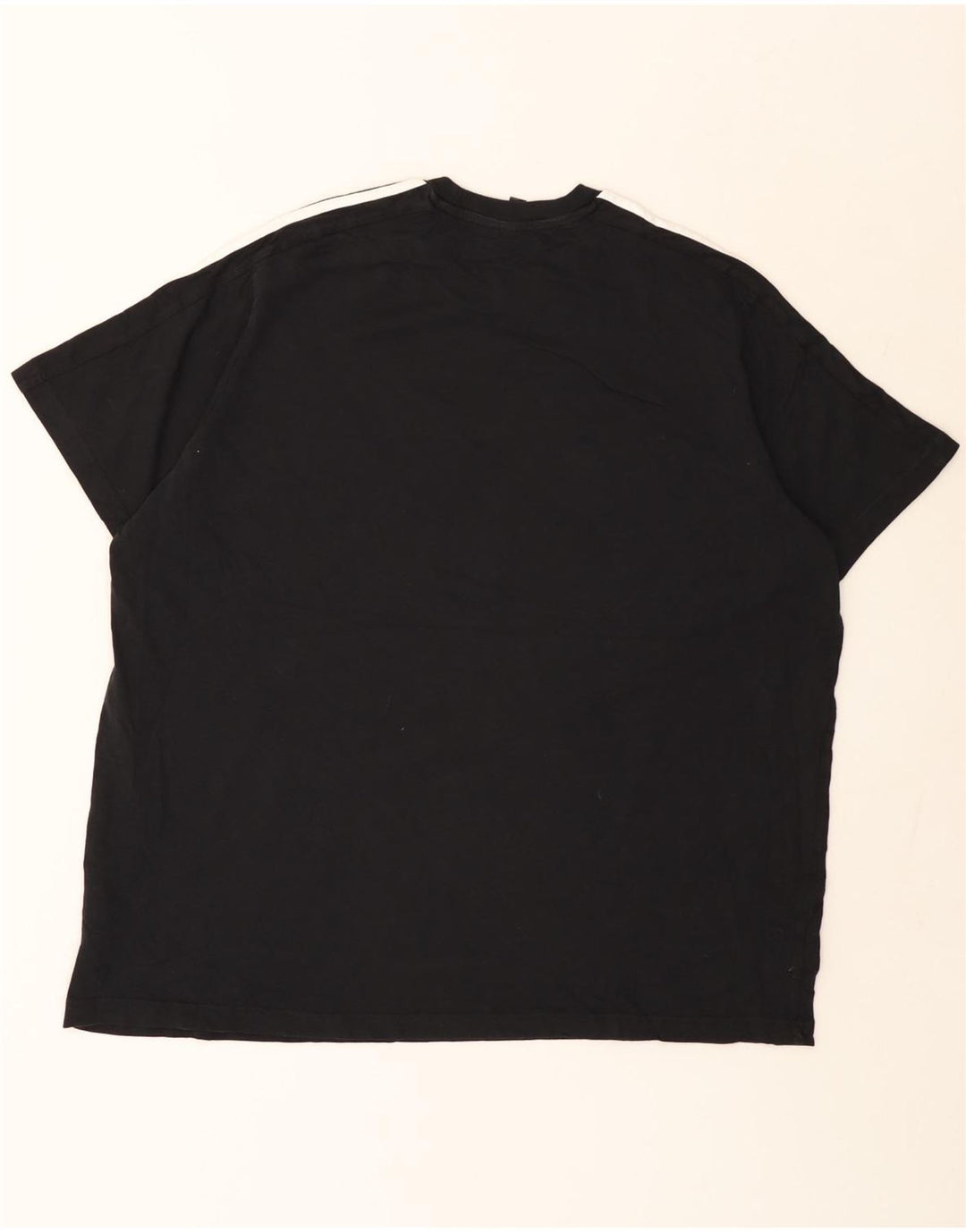 Adidas Mens T-Shirt Top 2XL Black Cotton