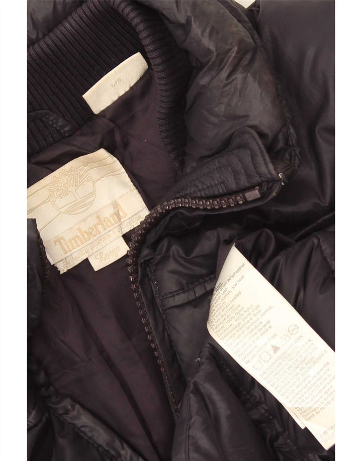 Timberland Womens Padded Jacket UK 16 Large Navy Blue Nylon