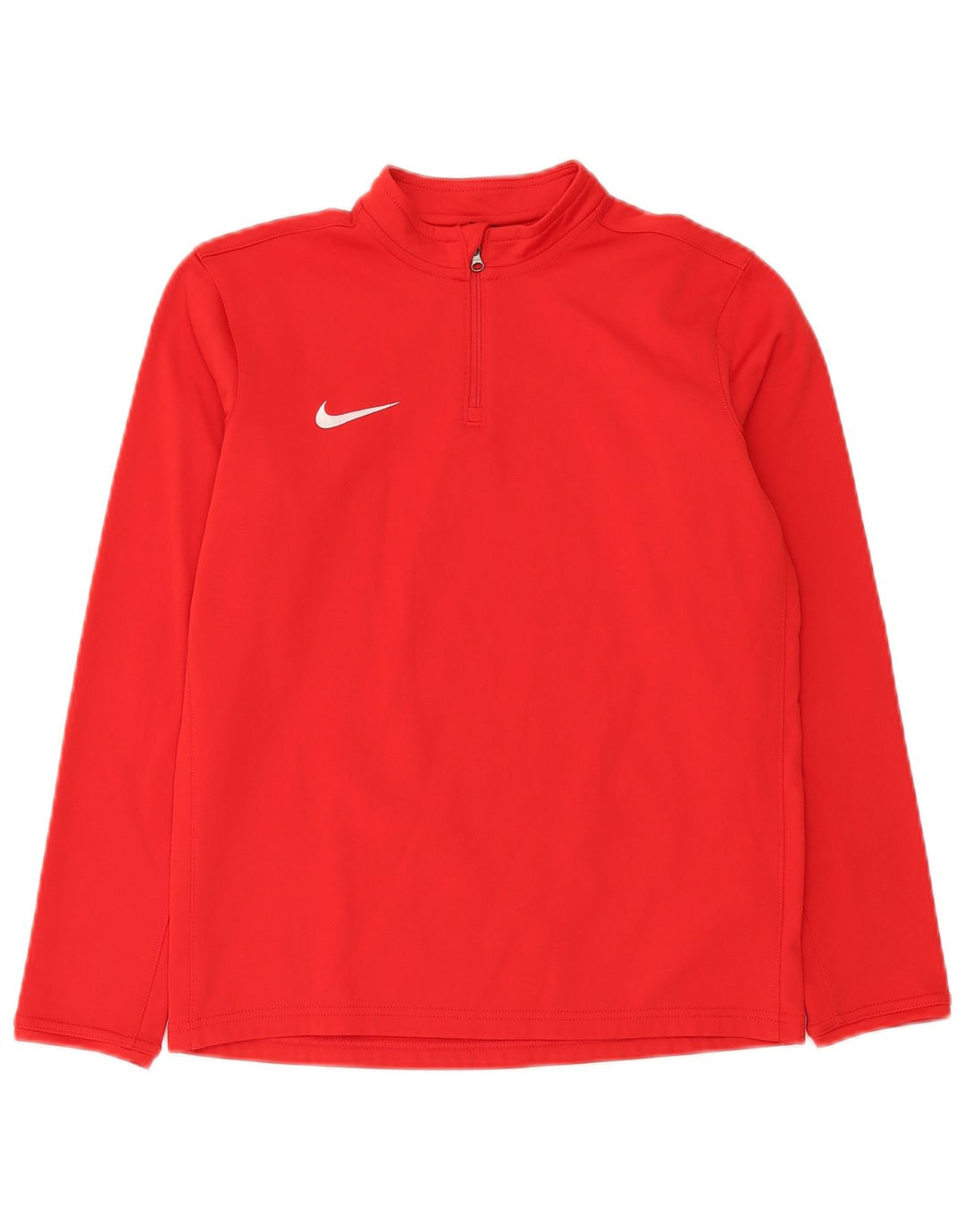Nike Boys Dri Fit Zip Neck Pullover Tracksuit Top 13-14 Years XL Red