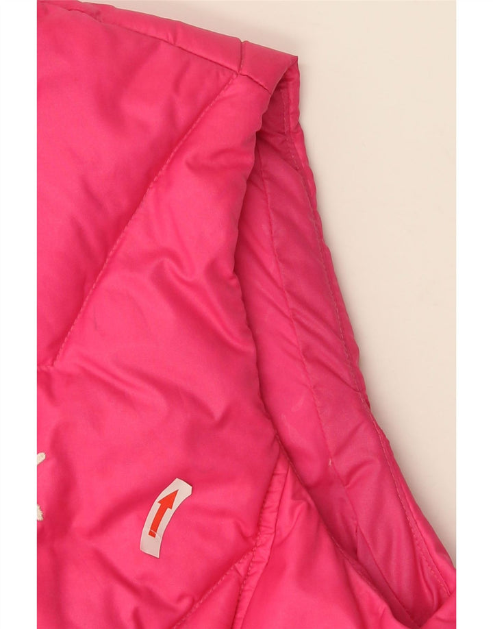 Puma Womens Padded Gilet UK 10 Small Pink Nylon