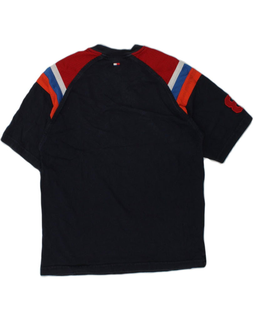 TOMMY HILFIGER Boys T-Shirt Top 8-9 Years Small Navy Blue Cotton | Vintage Tommy Hilfiger | Thrift | Second-Hand Tommy Hilfiger | Used Clothing | Messina Hembry 