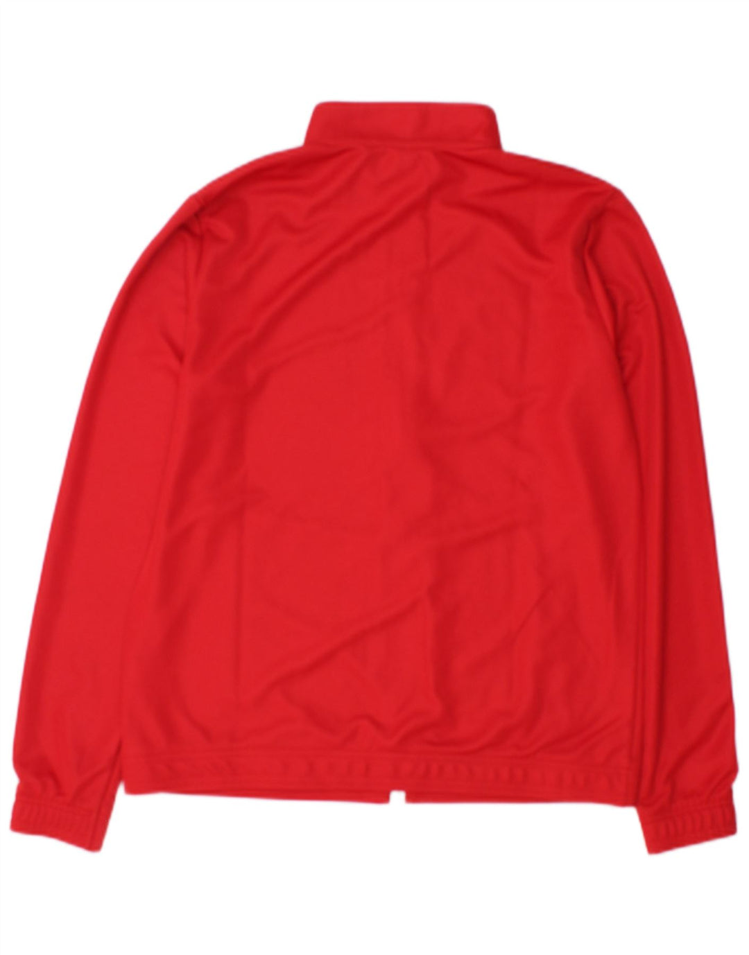 Adidas Womens Tracksuit Top Jacket UK 16/18 Large Red Polyester