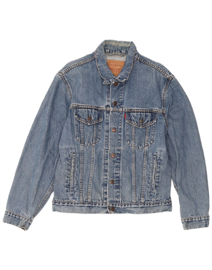 Levi's Mens Denim Jacket UK 38 Medium Blue Cotton