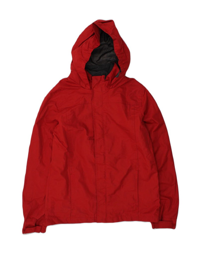 MOUNTAIN WAREHOUSE Boys Hooded Rain Jacket 11-12 Years Red Polyester | Vintage Mountain Warehouse | Thrift | Second-Hand Mountain Warehouse | Used Clothing | Messina Hembry 