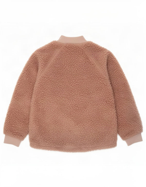 Patagonia Girls Fleece Jacket 9-10 Years Medium Pink Polyester