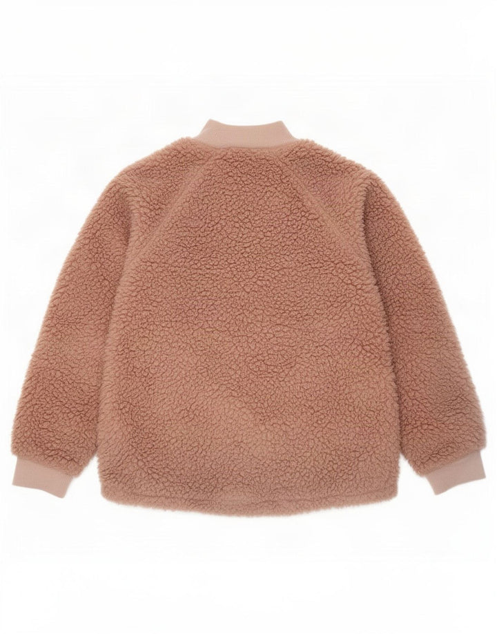 Patagonia Girls Fleece Jacket 9-10 Years Medium Pink Polyester