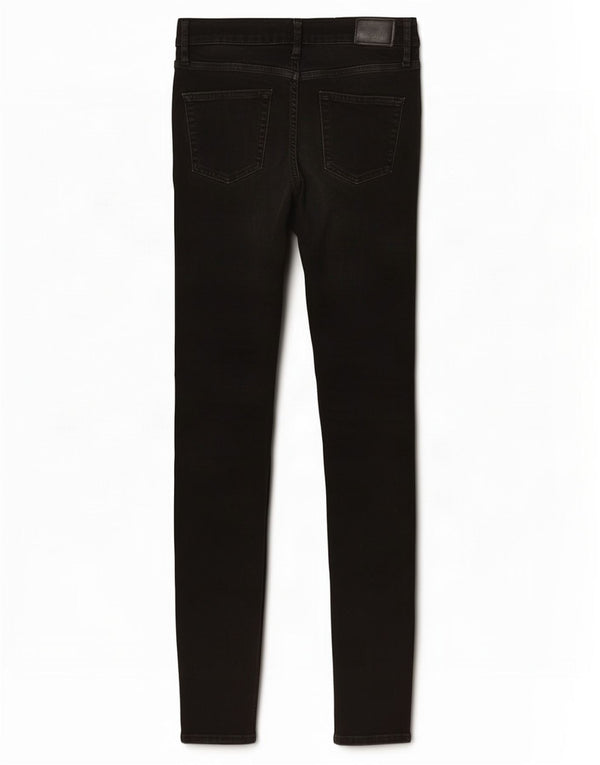 Superdry Womens Skinny Jeans W28 L32 Black Cotton
