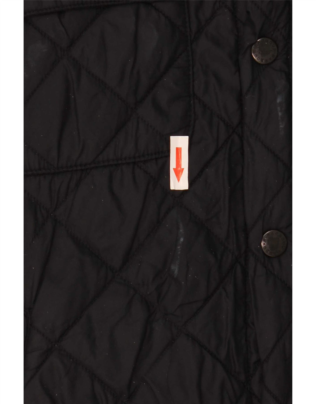 Barbour Mens Quilted Jacket UK 38 Medium Navy Blue Polyamide