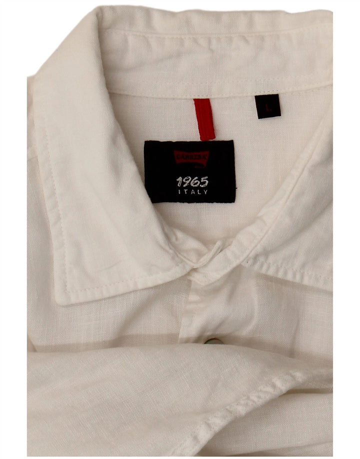Carrera Mens Shirt Large White