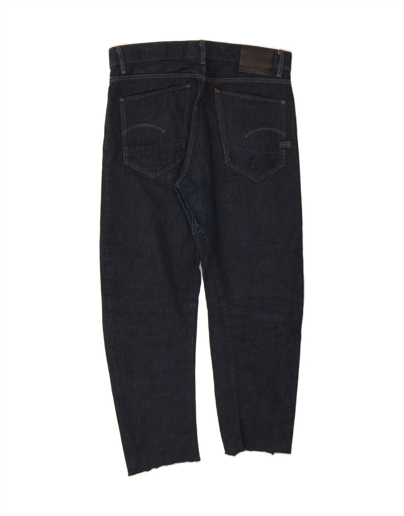 G-STAR Mens 3D Arc Banana Cropped Jeans W27 L26 Navy Blue Cotton Vintage G-Star and Second-Hand G-Star from Messina Hembry 