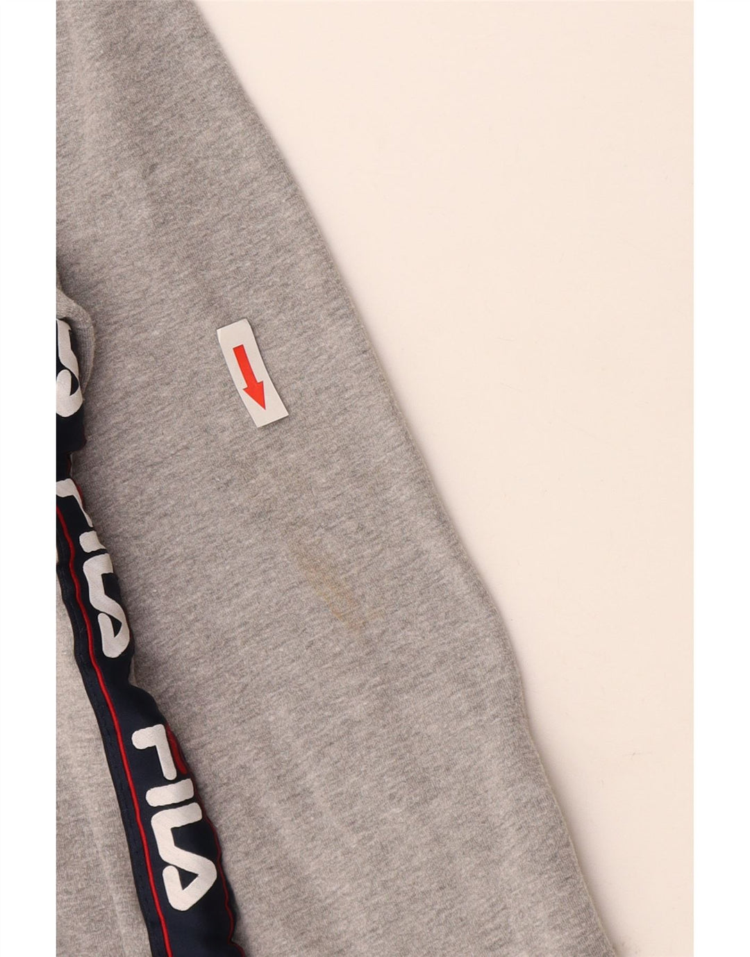 Fila Womens Graphic Sweatshirt Jumper UK 16 Large Grey Cotton