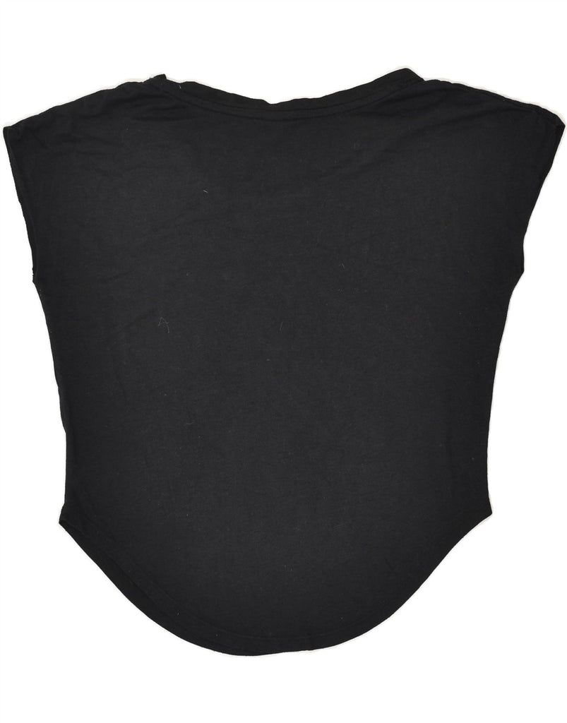 NIKE Womens Oversized Graphic T-Shirt Top UK 6 XS Black Cotton | Vintage Nike | Thrift | Second-Hand Nike | Used Clothing | Messina Hembry 