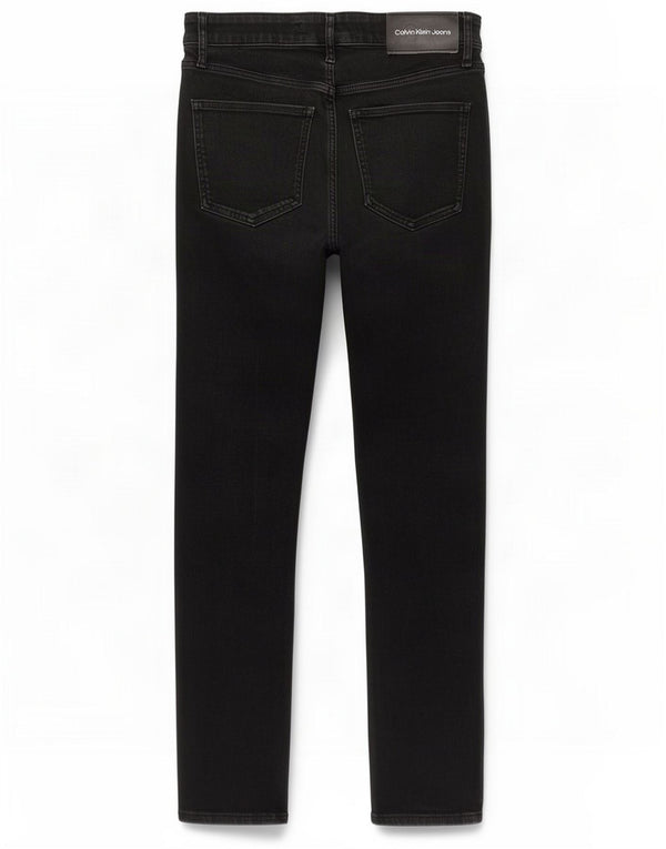Calvin Klein Womens Slim Jeans W30 L30 Black Cotton