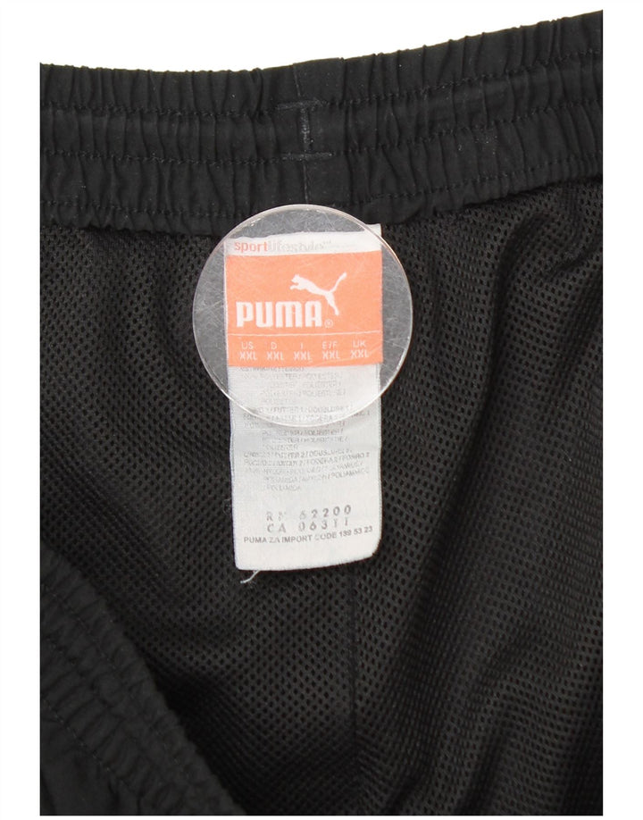 Puma Mens Tracksuit Trousers 2XL  Black Polyester
