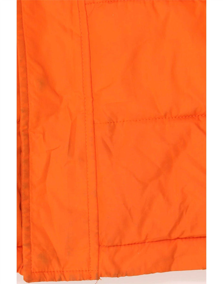 North Sails Boys Graphic Padded Jacket 13-14 Years Orange Colourblock