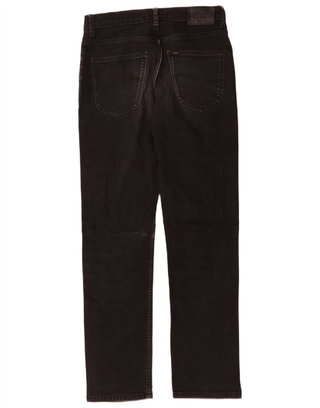 Lee Mens Brooklyn Straight Straight Jeans W30 L32 Black Cotton