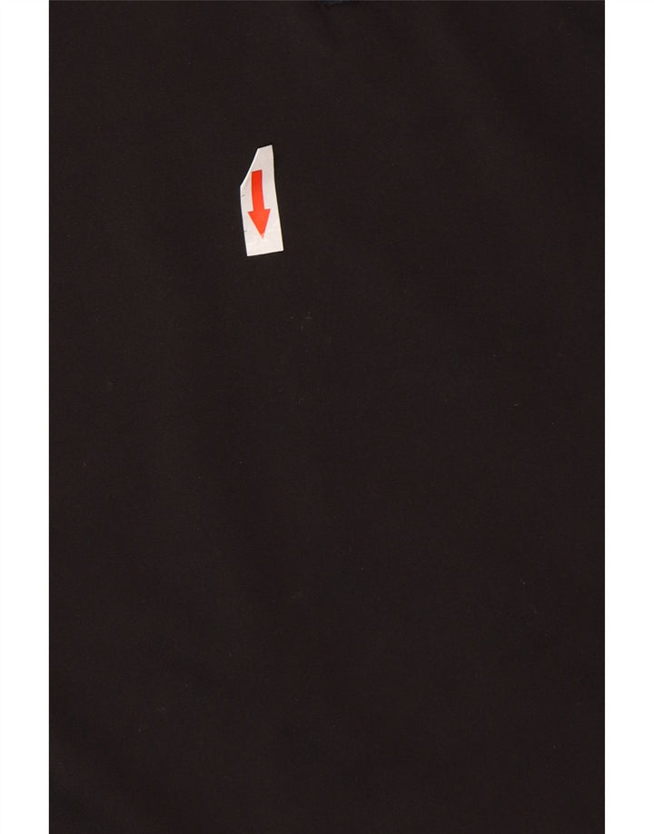 Puma Boys Zip Neck Pullover Tracksuit Top 7-8 Years Black Colourblock