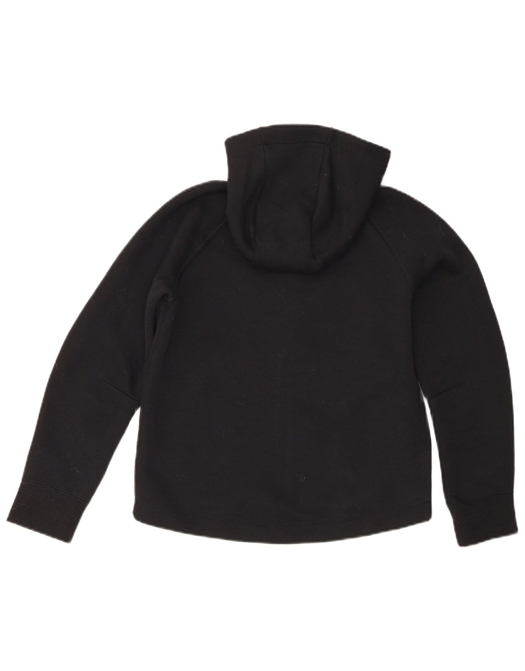 Nike Boys Zip Hoodie Sweater 10-11 Years Medium Black Cotton