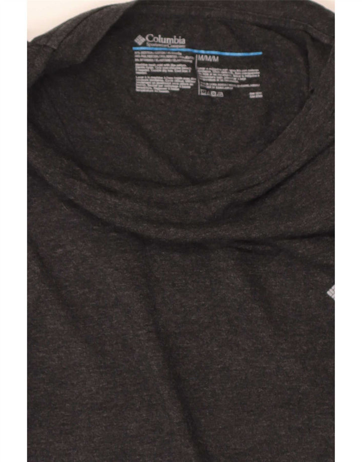 Columbia Mens Short Sleeve Regular T-Shirt Top Medium Grey Flecked Cotton