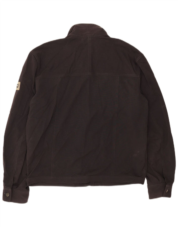 Jack Wolfskin Mens Bomber Jacket UK 40/42 Large Black Polyamide