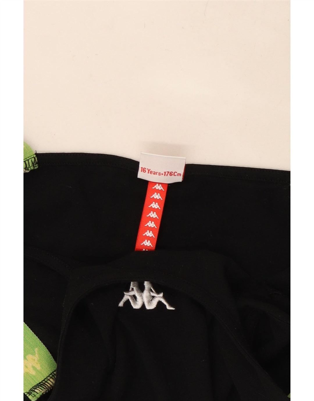 KAPPA Girls Graphic Sleeveless T-Shirt Dress 15-16 Years Black Colourblock Vintage Kappa and Second-Hand Kappa from Messina Hembry 