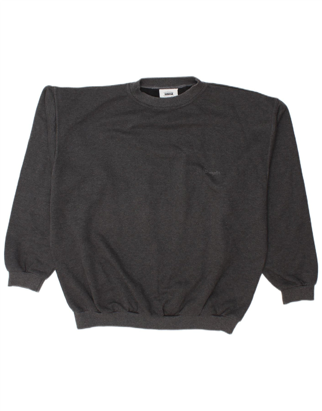 Wrangler Mens Sweatshirt Jumper XL Grey Cotton