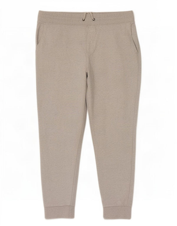 Marks & Spencer Mens Tracksuit Trousers Joggers Large Grey Flecked Cotton