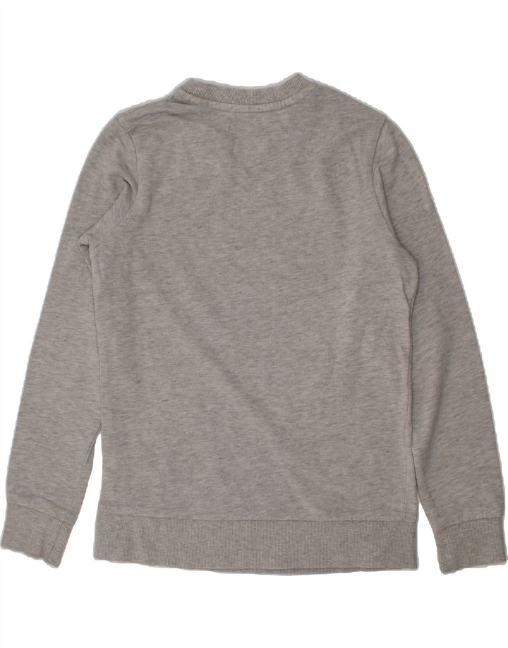 JACK & JONES Boys Graphic Sweatshirt Jumper 9-10 Years Grey Cotton Vintage Jack & Jones and Second-Hand Jack & Jones from Messina Hembry 