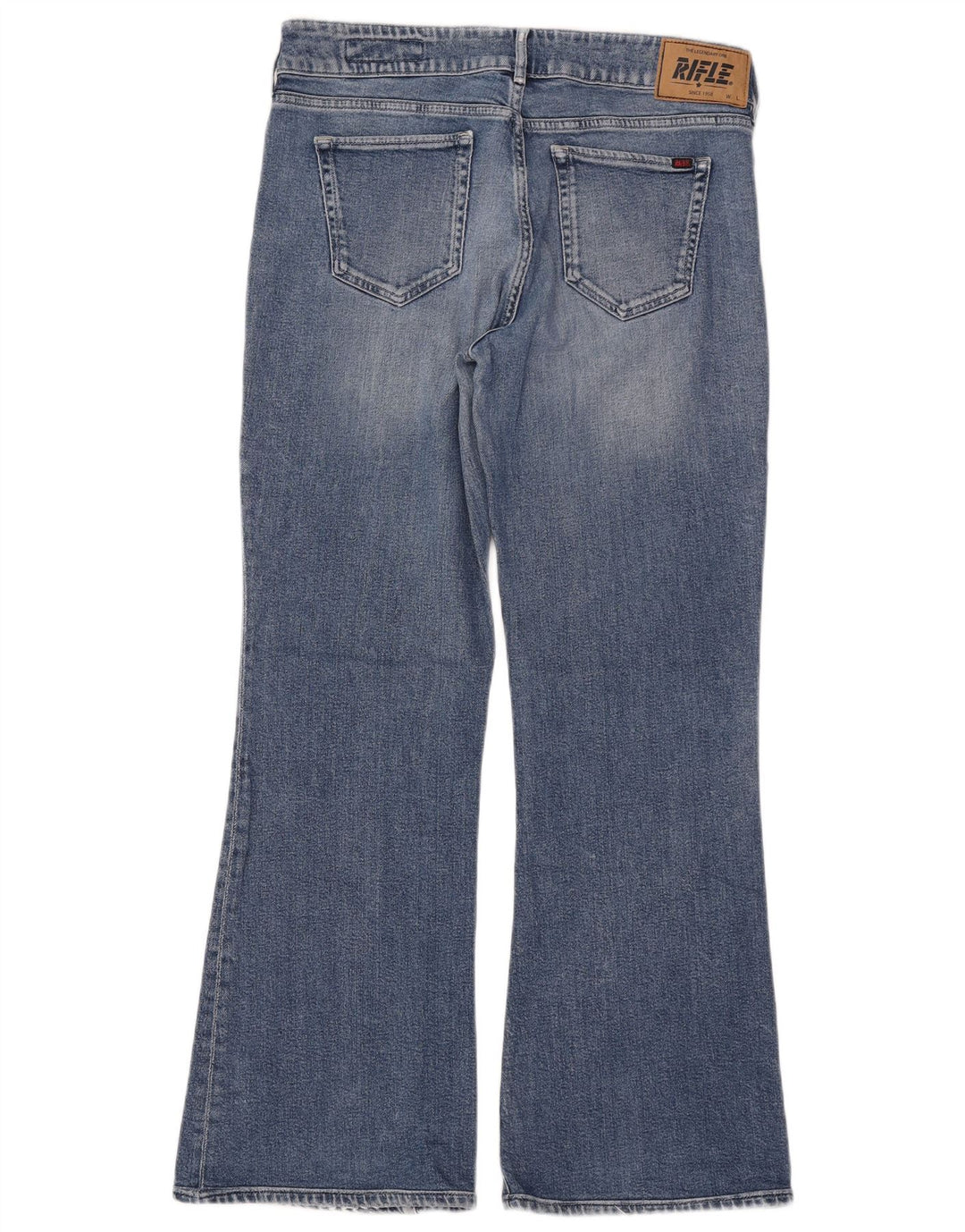 Rifle Womens Bootcut Jeans W28 L34 Blue Cotton