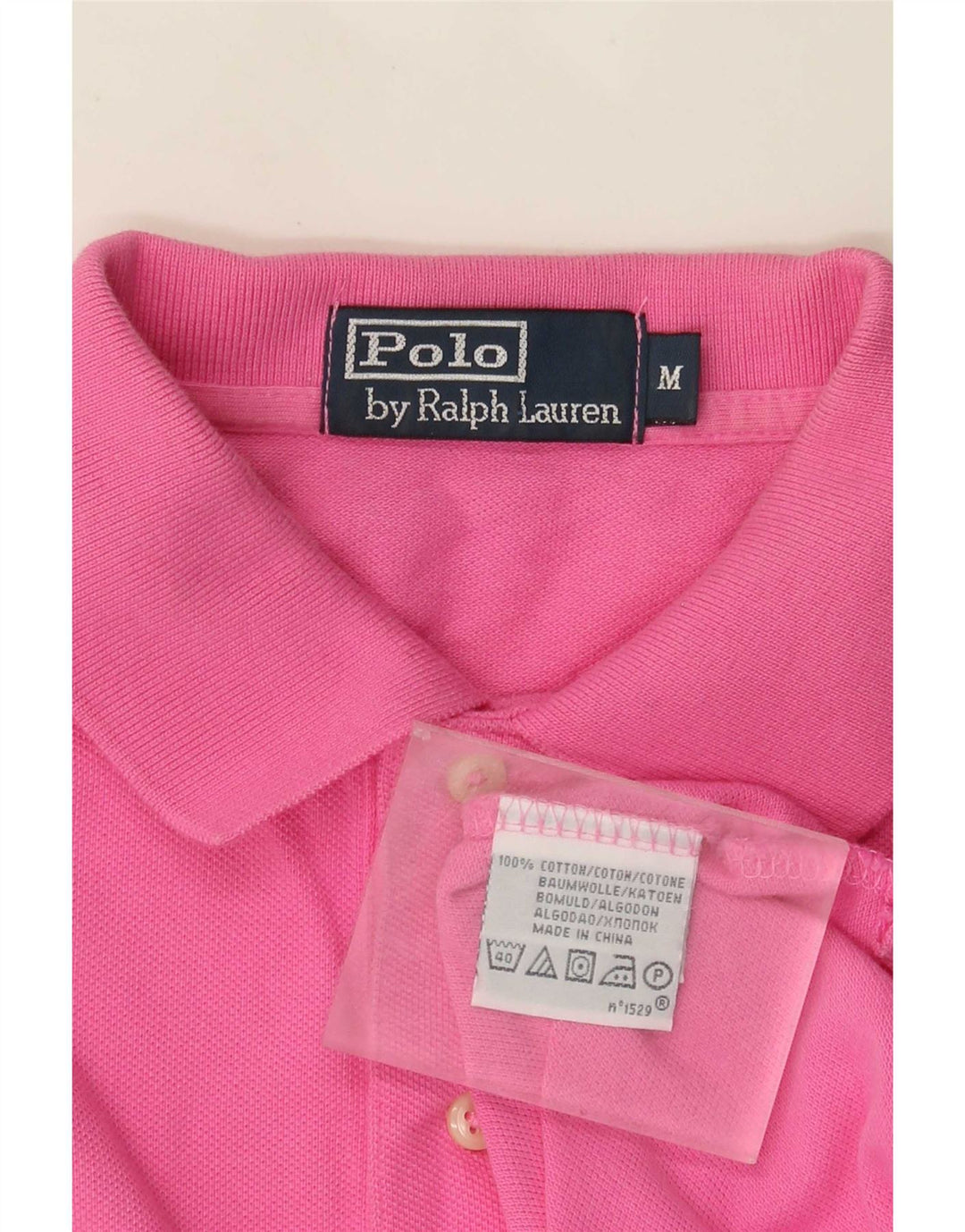Polo Ralph Lauren Mens Polo Shirt Medium Pink