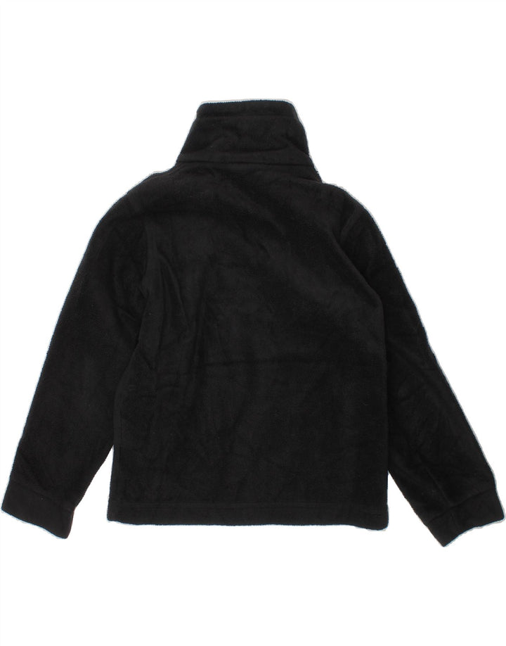 COLUMBIA Boys Fleece Jacket 4-5 Years 2XS Black Polyester Vintage Columbia and Second-Hand Columbia from Messina Hembry 